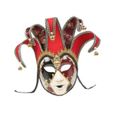 Maxbell Mardi Gras Mask Carnival Mask Prom Mask Stage Performance Costume Props Red