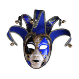 Maxbell Mardi Gras Mask Carnival Mask Prom Mask Stage Performance Costume Props Blue