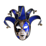 Maxbell Mardi Gras Mask Carnival Mask Prom Mask Stage Performance Costume Props Blue