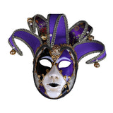 Maxbell Mardi Gras Mask Carnival Mask Prom Mask Stage Performance Costume Props Violet