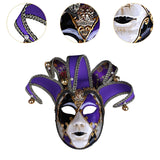 Maxbell Mardi Gras Mask Carnival Mask Prom Mask Stage Performance Costume Props Violet