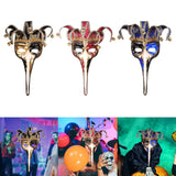 Maxbell Mardi Gras Mask Lady Wall Art Stage Show Birthday Headgear Club Cosplay Mask Black