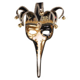 Maxbell Mardi Gras Mask Lady Wall Art Stage Show Birthday Headgear Club Cosplay Mask Black