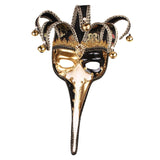 Maxbell Mardi Gras Mask Lady Wall Art Stage Show Birthday Headgear Club Cosplay Mask Black