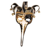 Maxbell Mardi Gras Mask Lady Wall Art Stage Show Birthday Headgear Club Cosplay Mask Black