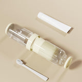 Maxbell Toothbrush Container Portable Toothpaste Storage Toothbrush Case for Camping 2Pcs Yellow