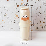 Maxbell Toothbrush Container Portable Toothpaste Storage Toothbrush Case for Camping 4Pcs Yellow