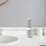 Maxbell Toothbrush Container Portable Toothpaste Storage Toothbrush Case for Camping 2Pcs White Gray