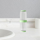 Maxbell Toothbrush Container Portable Toothpaste Storage Toothbrush Case for Camping 2Pcs Green