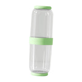 Maxbell Toothbrush Container Portable Toothpaste Storage Toothbrush Case for Camping 2Pcs Green
