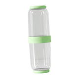 Maxbell Toothbrush Container Portable Toothpaste Storage Toothbrush Case for Camping 2Pcs Green