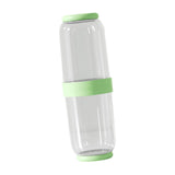 Maxbell Toothbrush Container Portable Toothpaste Storage Toothbrush Case for Camping 2Pcs Green
