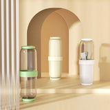 Maxbell Toothbrush Container Portable Toothpaste Storage Toothbrush Case for Camping 2Pcs Green