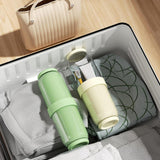 Maxbell Toothbrush Container Portable Toothpaste Storage Toothbrush Case for Camping 4Pcs Green