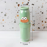 Maxbell Toothbrush Container Portable Toothpaste Storage Toothbrush Case for Camping 4Pcs Green