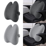 Maxbell Lumbar Support Pillow for Office Chair for Sleeping Rest Car Driver recliner dark grey