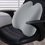 Maxbell Lumbar Support Pillow for Office Chair for Sleeping Rest Car Driver recliner light grey