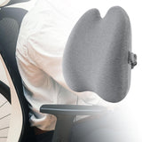 Maxbell Lumbar Support Pillow for Office Chair for Sleeping Rest Car Driver recliner light grey