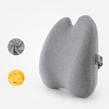 Maxbell Lumbar Support Pillow for Office Chair for Sleeping Rest Car Driver recliner light grey