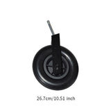 Maxbell Wheelchair Front Wheel DIY Rotating Caster Wheel for Most Manual Wheelchairs black