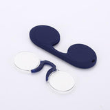 Maxbell Armless Reading Glasses Nose Clip on Glasses for Reading Newspapers Shopping 200 degree