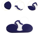 Maxbell Armless Reading Glasses Nose Clip on Glasses for Reading Newspapers Shopping 200 degree