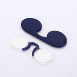 Maxbell Armless Reading Glasses Nose Clip on Glasses for Reading Newspapers Shopping 300 degree