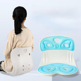 Maxbell Posture Corrector Backrest Cushion for Floor Seat Low Back Office Desk Chair Green