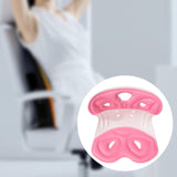 Maxbell Posture Corrector Backrest Cushion for Floor Seat Low Back Office Desk Chair Pink