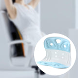 Maxbell Posture Corrector Backrest Cushion for Floor Seat Low Back Office Desk Chair Blue