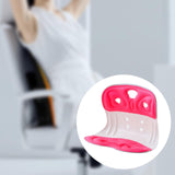 Maxbell Posture Corrector Backrest Cushion for Floor Seat Low Back Office Desk Chair Red