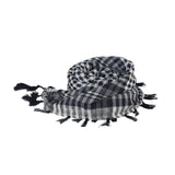 Maxbell Outdoor Arabic Scarf Breathable Desert Keffiyeh for Camping Sports Women Men Black