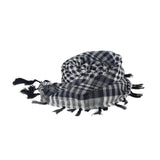 Maxbell Outdoor Arabic Scarf Breathable Desert Keffiyeh for Camping Sports Women Men Black