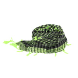 Maxbell Outdoor Arabic Scarf Breathable Desert Keffiyeh for Camping Sports Women Men Green