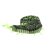 Maxbell Outdoor Arabic Scarf Breathable Desert Keffiyeh for Camping Sports Women Men Green