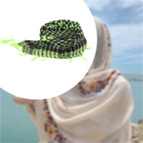 Maxbell Outdoor Arabic Scarf Breathable Desert Keffiyeh for Camping Sports Women Men Green