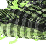 Maxbell Outdoor Arabic Scarf Breathable Desert Keffiyeh for Camping Sports Women Men Green
