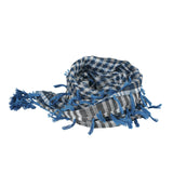 Maxbell Outdoor Arabic Scarf Breathable Desert Keffiyeh for Camping Sports Women Men Blue