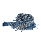 Maxbell Outdoor Arabic Scarf Breathable Desert Keffiyeh for Camping Sports Women Men Blue