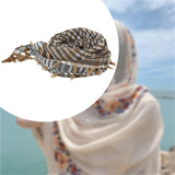 Maxbell Outdoor Arabic Scarf Breathable Desert Keffiyeh for Camping Sports Women Men Yellow