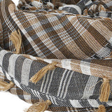 Maxbell Outdoor Arabic Scarf Breathable Desert Keffiyeh for Camping Sports Women Men Yellow