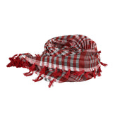 Maxbell Outdoor Arabic Scarf Breathable Desert Keffiyeh for Camping Sports Women Men Red