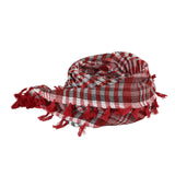 Maxbell Outdoor Arabic Scarf Breathable Desert Keffiyeh for Camping Sports Women Men Red