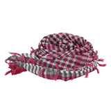 Maxbell Outdoor Arabic Scarf Breathable Desert Keffiyeh for Camping Sports Women Men Rose