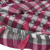 Maxbell Outdoor Arabic Scarf Breathable Desert Keffiyeh for Camping Sports Women Men Rose