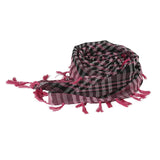 Maxbell Outdoor Arabic Scarf Breathable Desert Keffiyeh for Camping Sports Women Men Black Rose