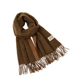 Maxbell Pashmina Shawl Wrap Fashionable Long Winter Scarf for Bedroom Office Wedding Coffee Color