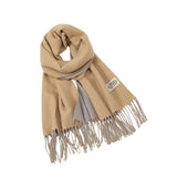 Maxbell Pashmina Shawl Wrap Fashionable Long Winter Scarf for Bedroom Office Wedding Camel Color
