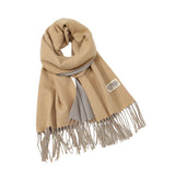 Maxbell Pashmina Shawl Wrap Fashionable Long Winter Scarf for Bedroom Office Wedding Camel Color