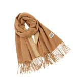 Maxbell Pashmina Shawl Wrap Fashionable Long Winter Scarf for Bedroom Office Wedding Caramel